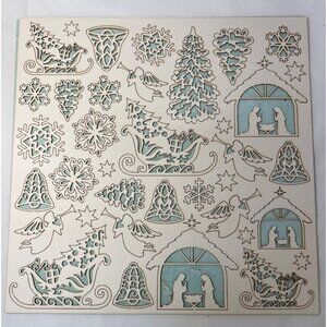 Mintay Chippies Chipboard Decor Elements Christmas Misc Set MT-CHIP2-D36